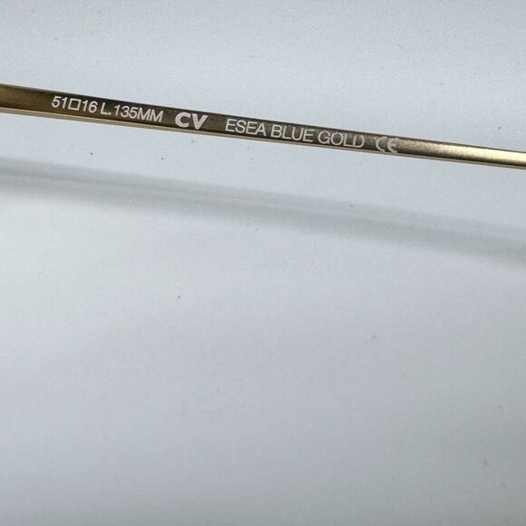 BVCBGMAXAZRIA ESEA Blue Gold Eyeglasses Frame 51-16-135mm H14126‎ main image 7
